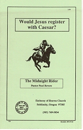 Would Jesus register with Caesar?